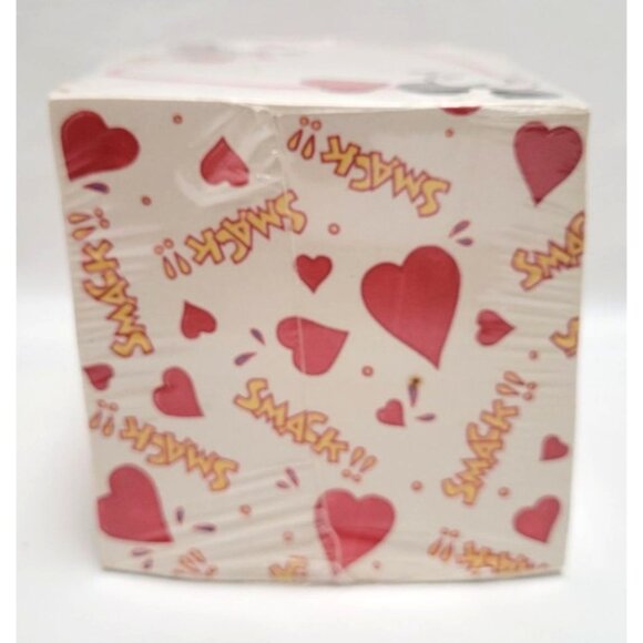 Vintage Disney Store Mickey & Minnie Love Heart Notepad Cube 600 Pages NOS - Picture 5 of 6